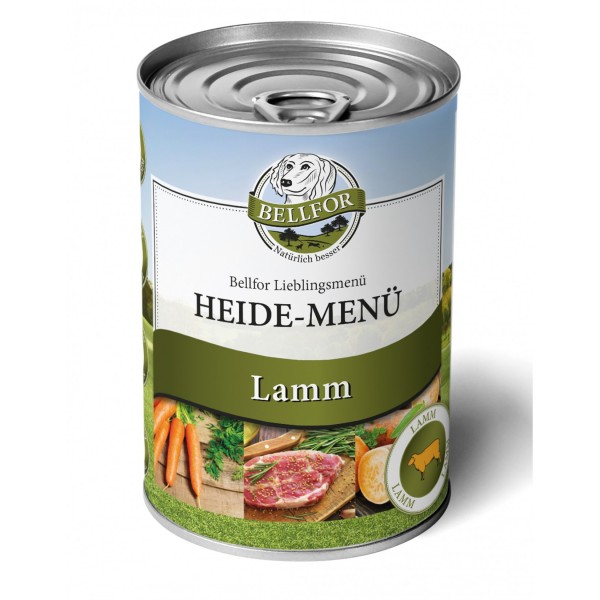 Nassfutter mit Lamm -Heide Menü- 400g